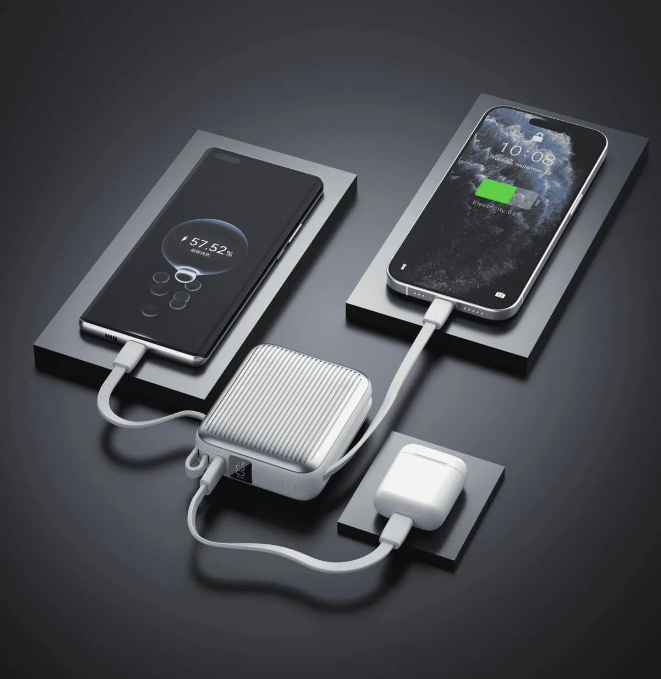 RealPower 10 Ah Power Bank With Cable