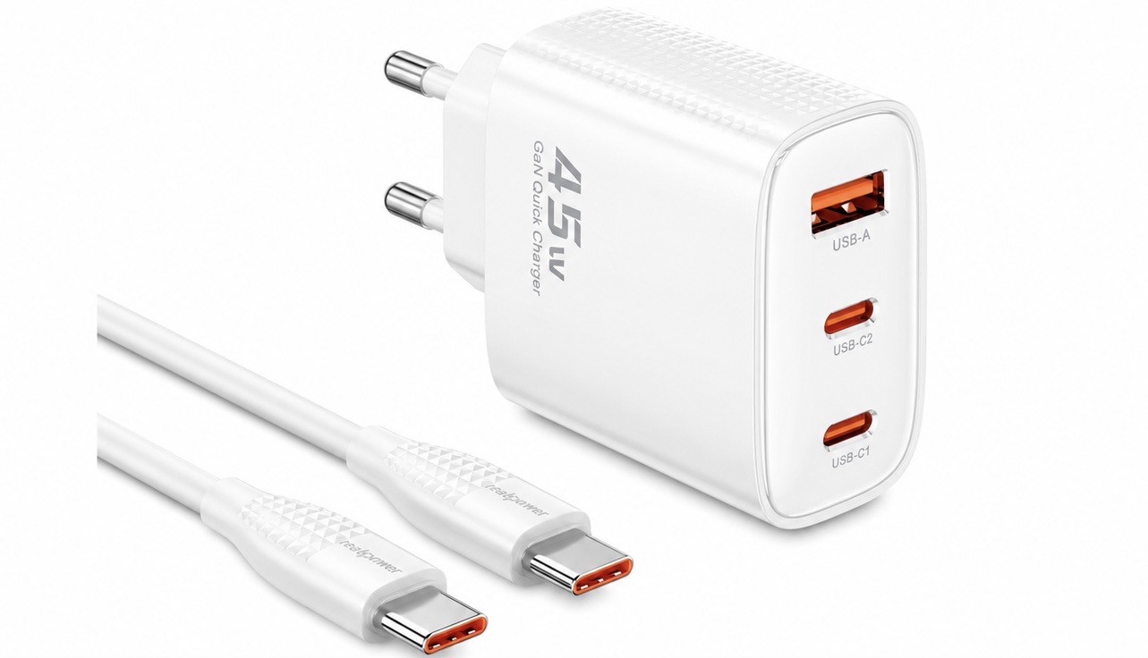 RealPower 45W GaN Wall Charger